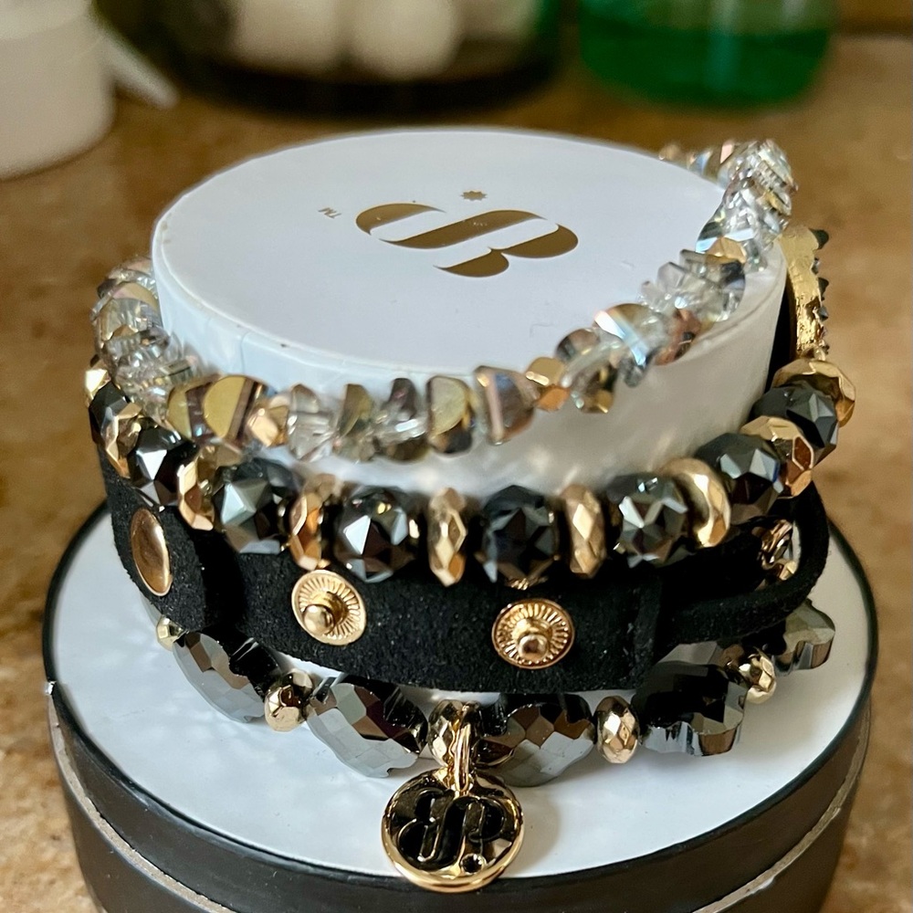 Bomb Party New Year’s Eve Bash Retro Stack w/Removable Diamond CZ Ball Charm! - Picture 4 of 12